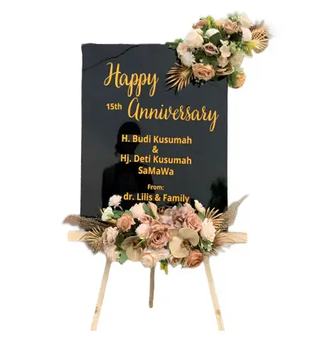 Papan Bunga Akrilik Lemoe